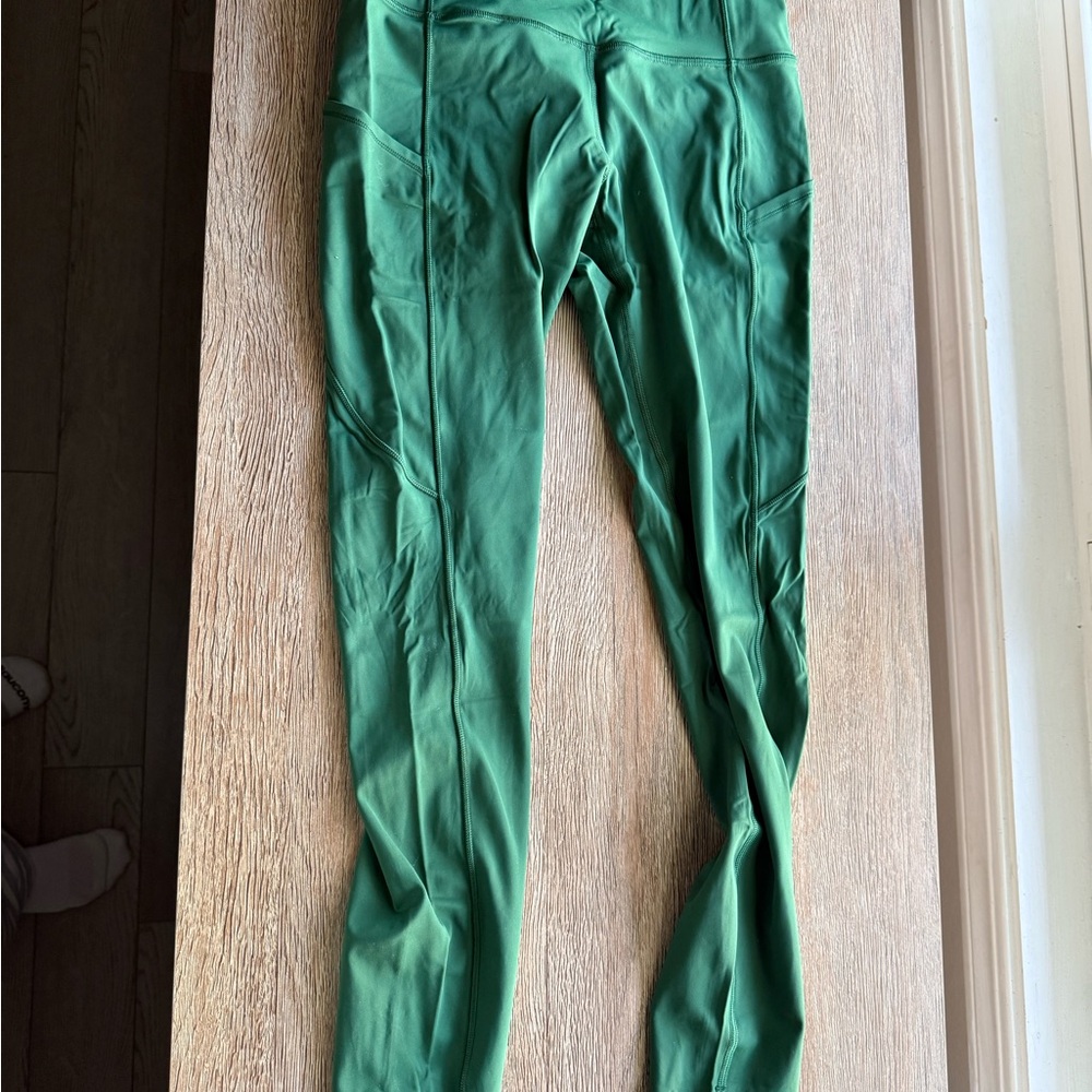 Lululemon Fast and Free High-Rise Tight 25" Everglade Green - Picture 2 of 4